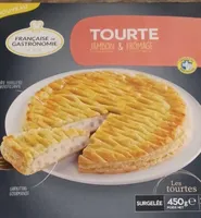 Tourte jambon fromage