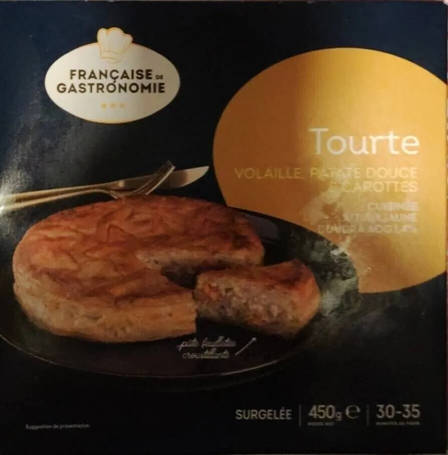 Tourte volaille patates douces