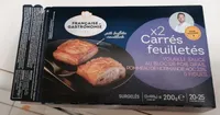 2 carrés feuilletés volaille au bloc de foie gras