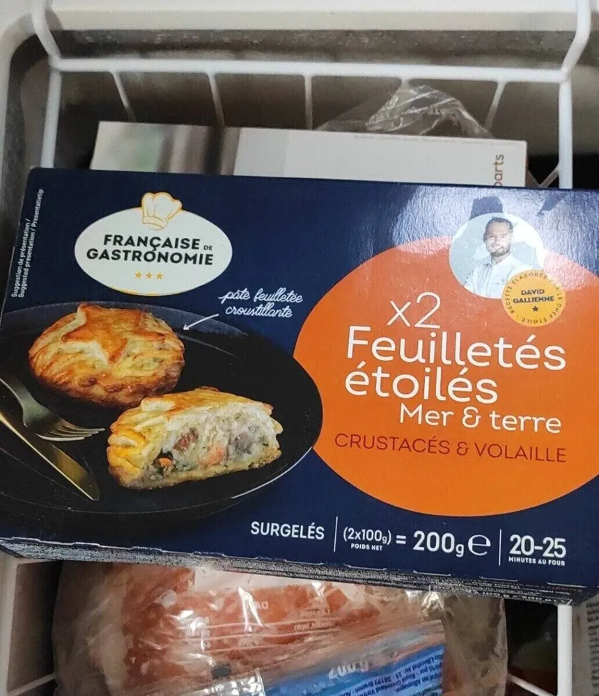 Feuilletés mer et terre