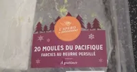 Moule du pacifique farcies au beurre persillé