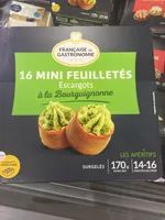 16 mini feuilletés escargots