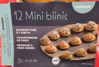 12 mini blinis