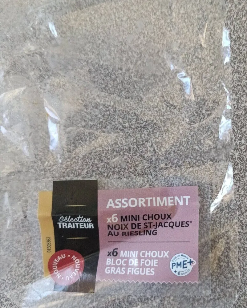 Assortiment de Mini choux apéritif