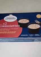 Cassolettes à la volaille française de gastronomie