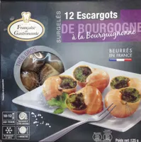 12 escargots de Bourgogne à la bourguignonne surgelés