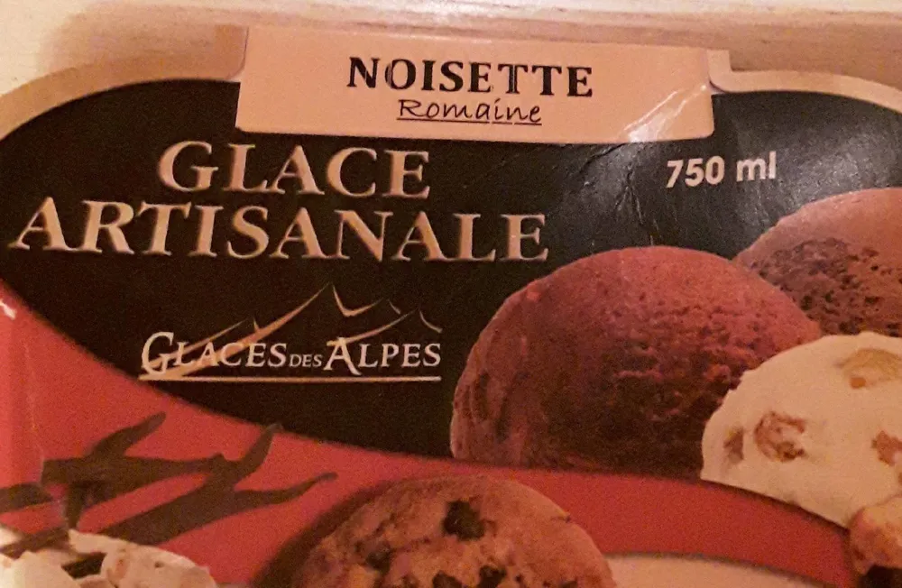 Glace artisanale noisette