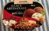Glace lavande au miel de montagne