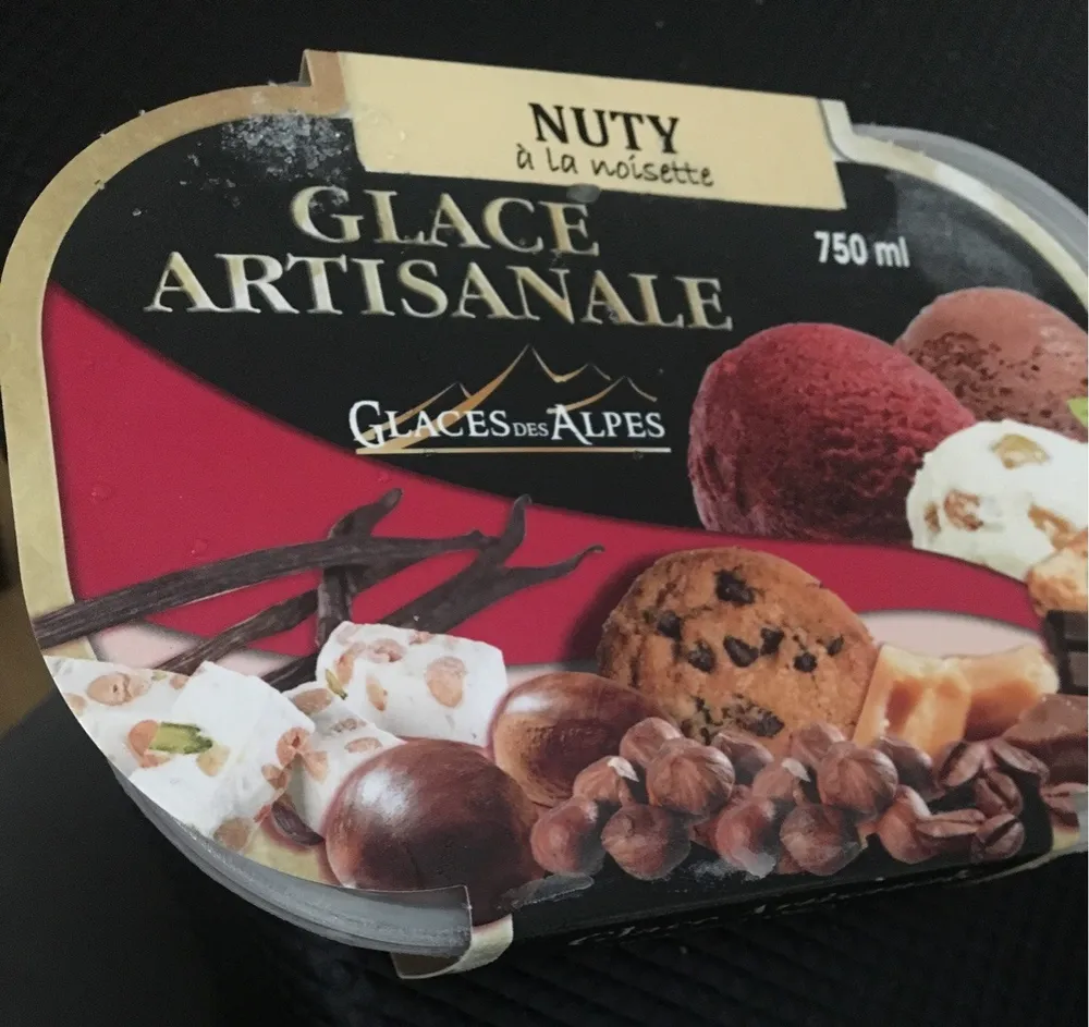 Glace nuty à la noisette