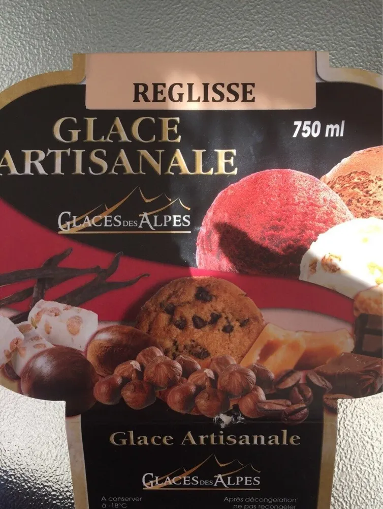 Glace Artisanale Réglisse