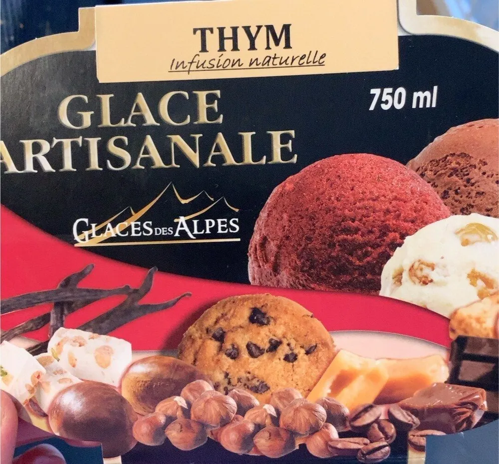 Glace thym infusion naturelle