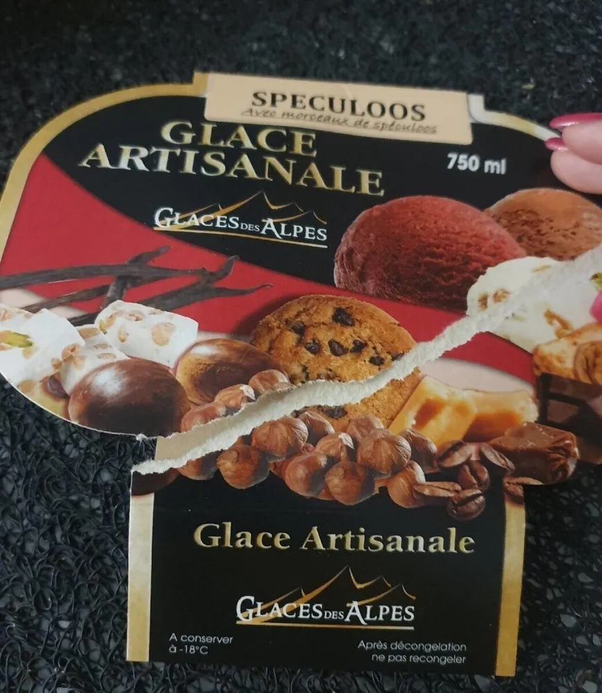 Glace artisanale speculos