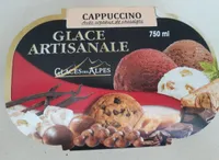 Glace des alpes capuccino