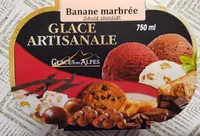 Glace Artisanale Banane marbrée