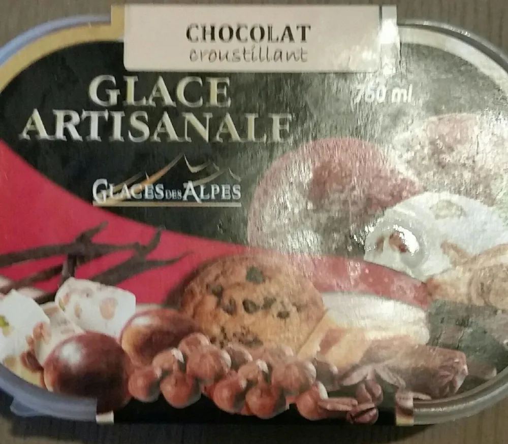 Glace  chocolat croustillant