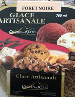Foret noire glace artisanale