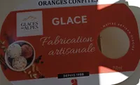 Glaces des alpes