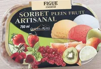 Sorbet artisanal figue violette