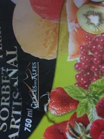 Sorbet plein fruit artisanal
