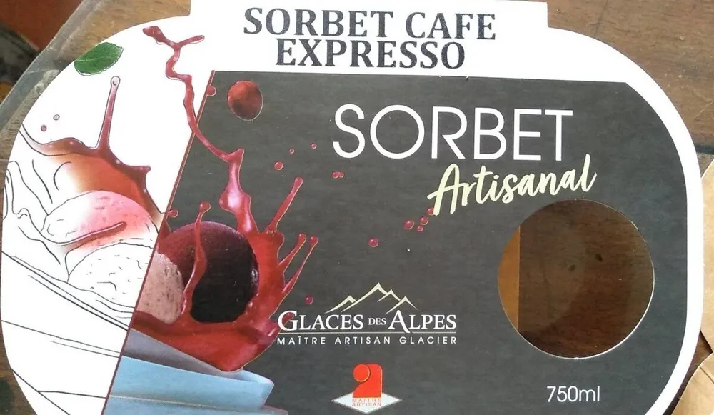 Sorbet café expersso