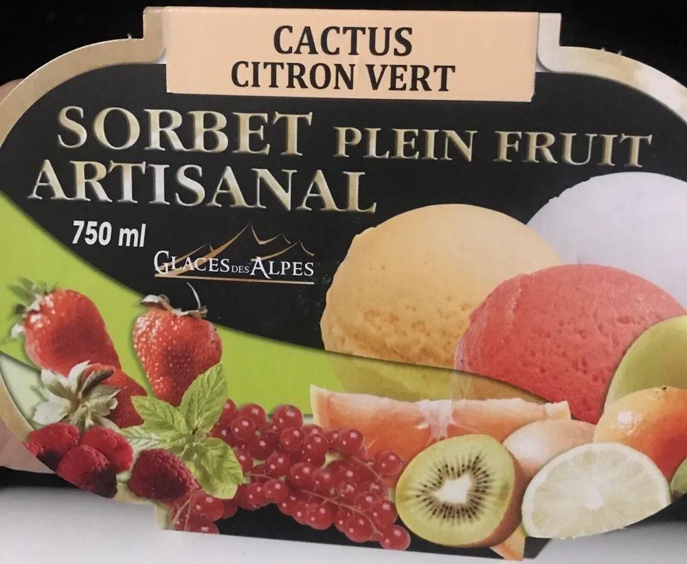 Sorbet artisanal