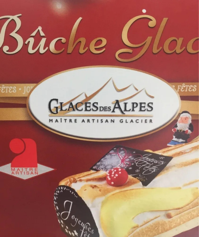 Bûche glacée Citron/Framboise