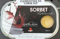 Sorbet clémentine de corse IGP