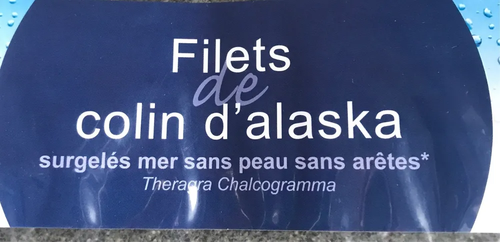 Filets de Colin d'Alaska