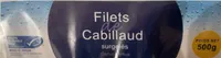 Filets de cabillaud surgelés