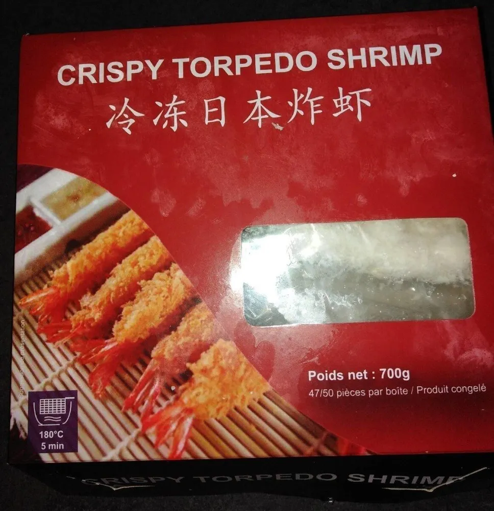 Crispy torpedo shrimp