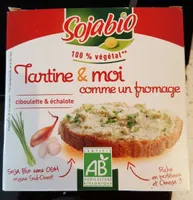 Tartine & moi comme un fromage Ciboulette & échalote Tofu