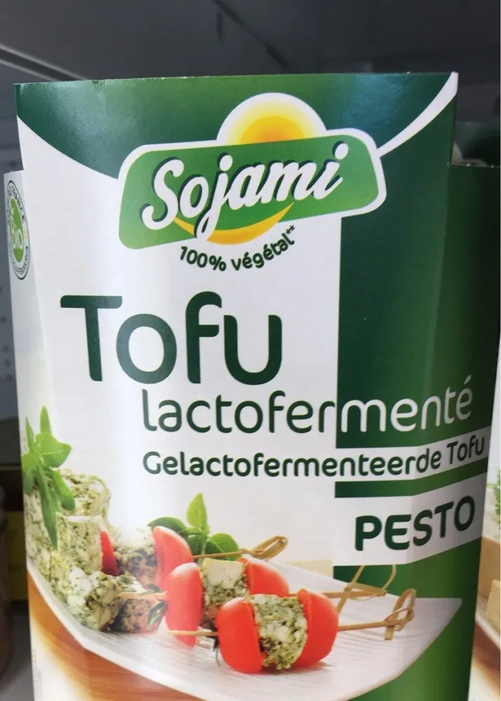 Tofu lactofermenté pesto