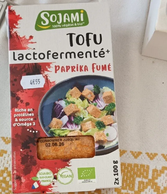 Tofu lactofermenté PAPRIKA FUMÉ
