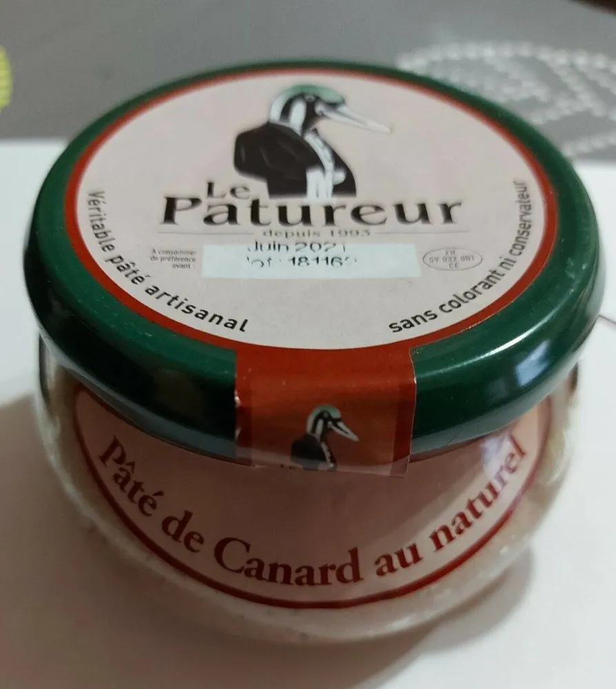 Paté de canard au naturel