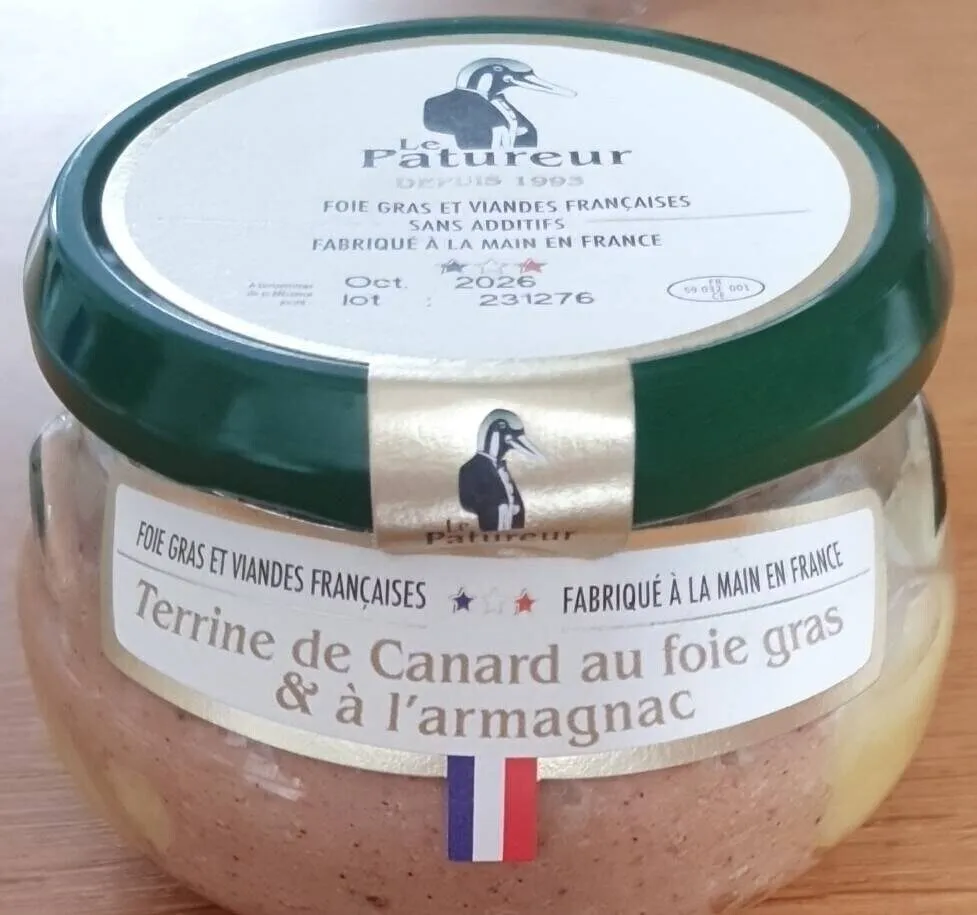 Terrine de canard au foie gras et à l'armagnac
