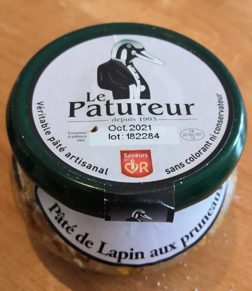 Pâté de lapin aux pruneaux