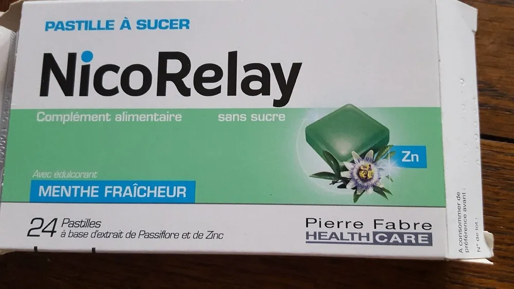 Nicorelay X24 Pastilles Menthe