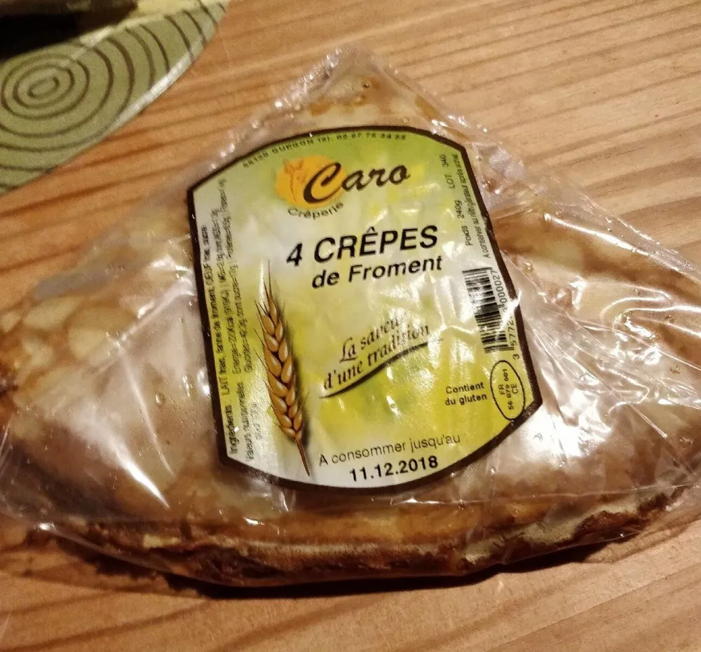 4 Crêpes de froment