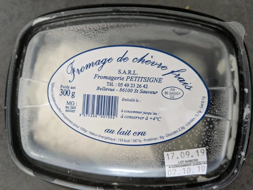 Fromage de chèvre frais