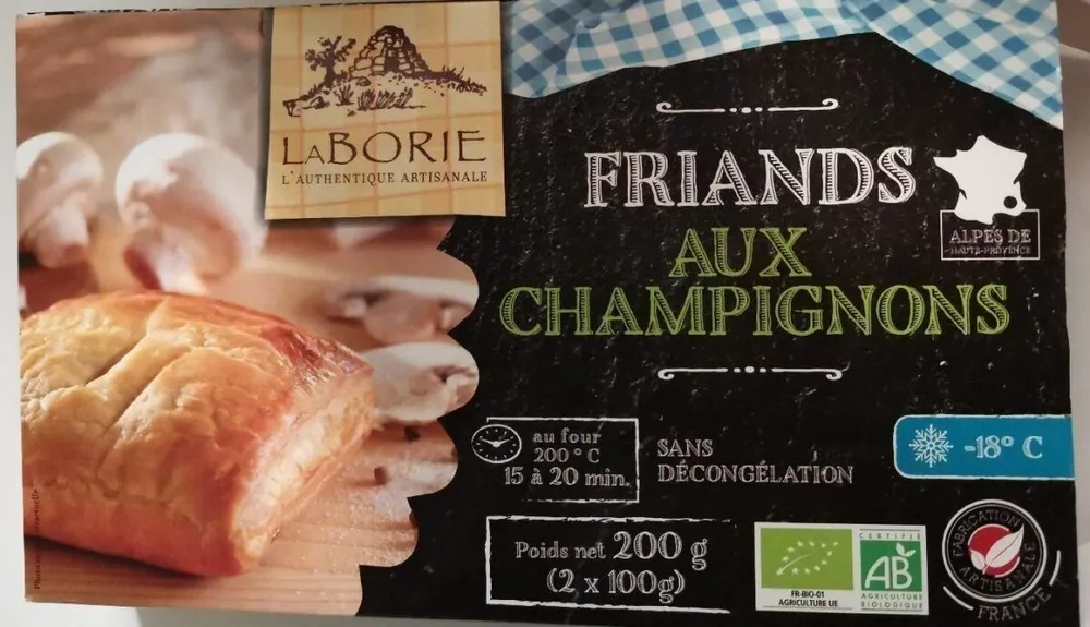 Friands aux champignons
