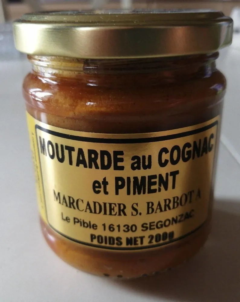 Moutarde au cognac et au piment