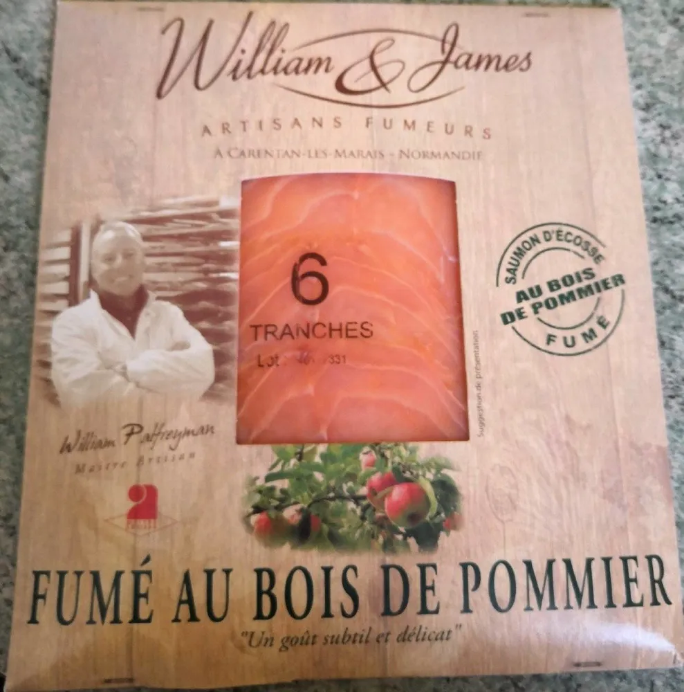 Saumon d'écosse fumé au bois de pommier