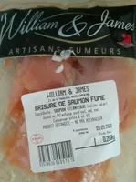 Brisure de saumon fumé