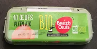 10 oeufs plein air bio Breizh oeufs