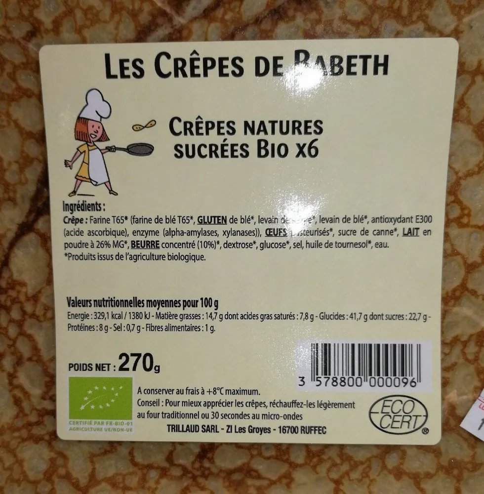 Crêpes de babeth