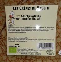 Crêpes de babeth