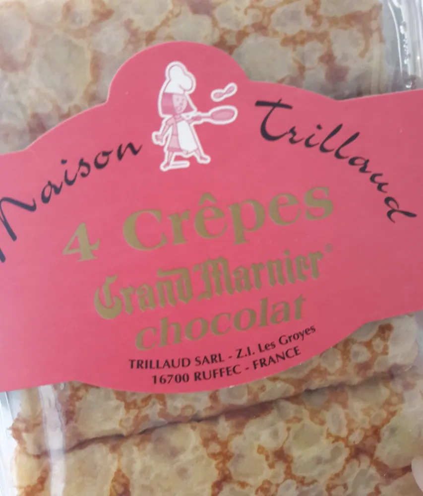 4 Crêpes au Grand Marnier & chocolat