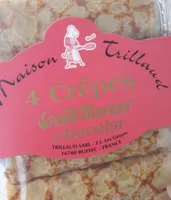 4 Crêpes au Grand Marnier & chocolat