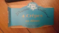 Crêpe au rhum, TRILLAUD, 4 pièces