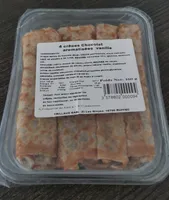 4 crepes chocolat aromatisees vanille